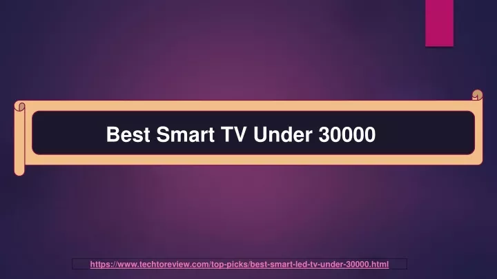 best smart tv under 30000