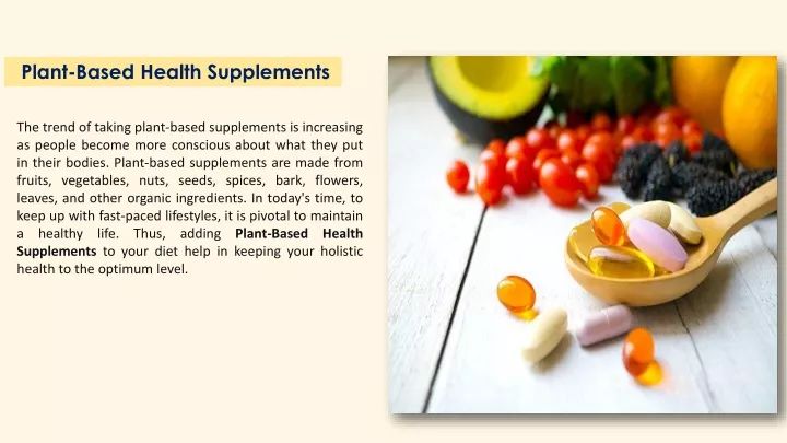 plant based health supplements