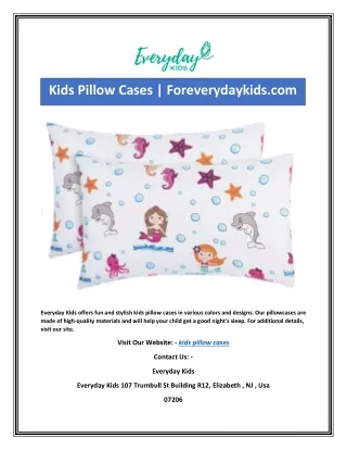 kids pillow cases foreverydaykids com