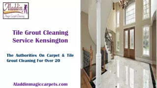 Tile grout cleaning service Kensington