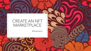create an nft marketplace