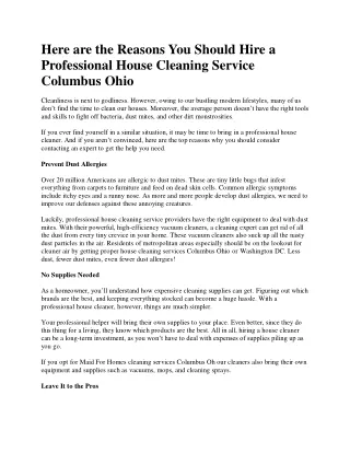 here are the reasons you should hire