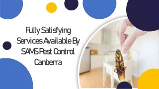 SAMS Pest Control Canberra