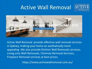 active wall removal