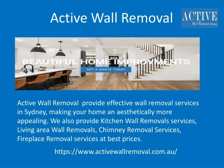 active wall removal