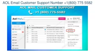 aol email customer support number 1 800 775 5582