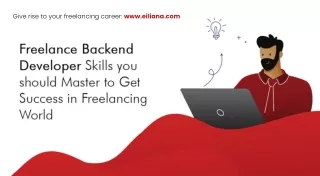 Freelance Backend Developer Skills You Should Master To Get Success In Freelance