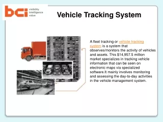 vehicle tracking system