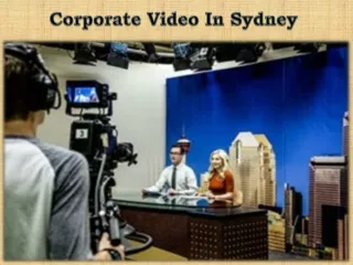 Corporate Video In Sydney