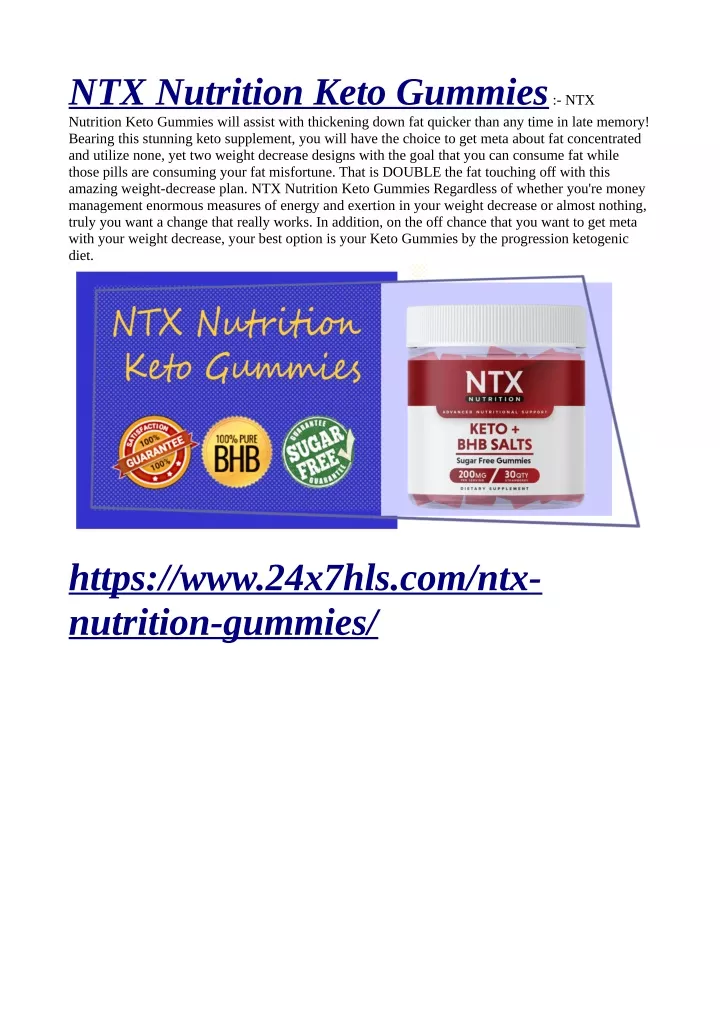 ntx nutrition keto gummies ntx nutrition keto