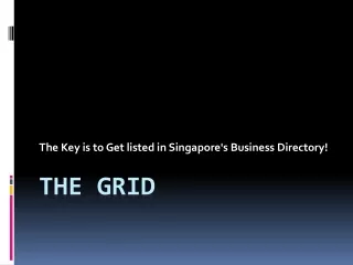 The Key is to Get listed in Singapore's Business Directory!