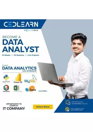 Best Data Analytics Coaching Institute Data Analytics Training Institute Near Me