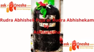 rudra abhishek puja or rudra abhishekam