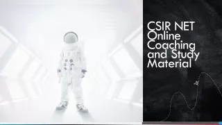 CSIR NET Online Coaching and Study Material 2022-23