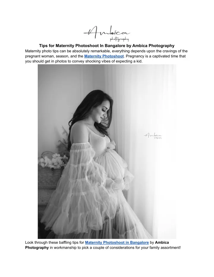tips for maternity photoshoot in bangalore