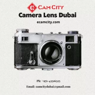Camera Lens Dubai | Camcity Trading LLC
