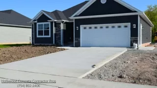 hollywood concrete contractor pros 754 802 2406