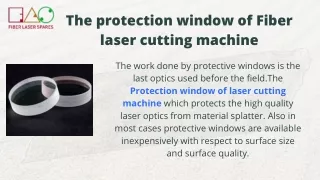 the protection window of fiber laser cutting