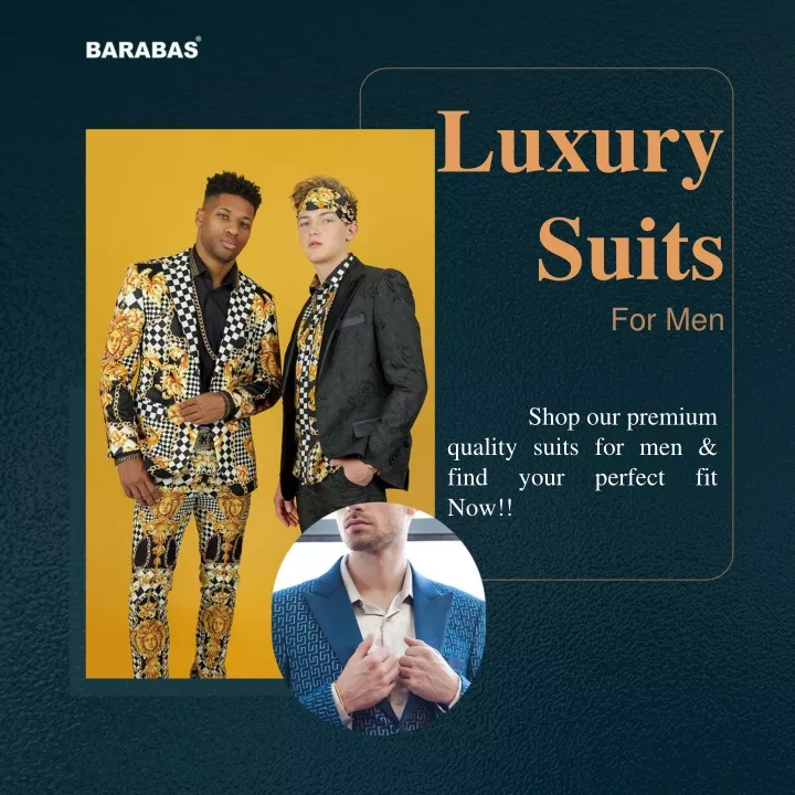 luxury suits for men