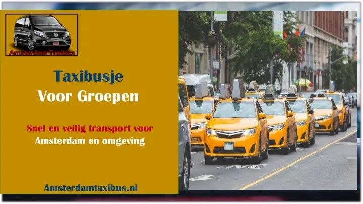 taxibusje voor groepen