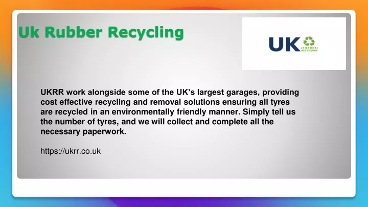 uk rubber recycling
