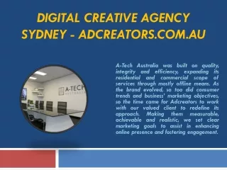 digital creative agency sydney adcreators com au