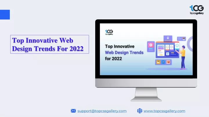 top innovative web design trends for 2022