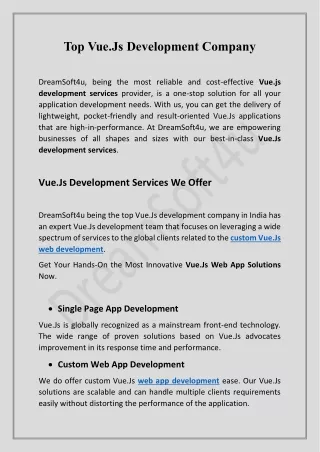 top vue js development company
