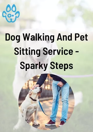 Dog Walking And Pet Sitting Service - Sparky Steps