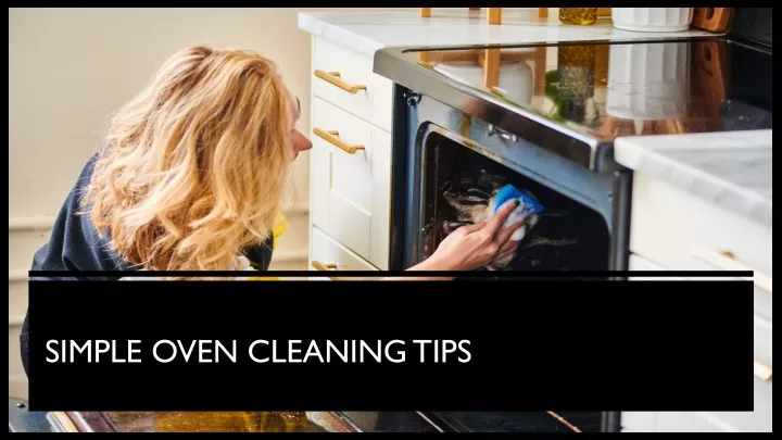 simple oven cleaning tips