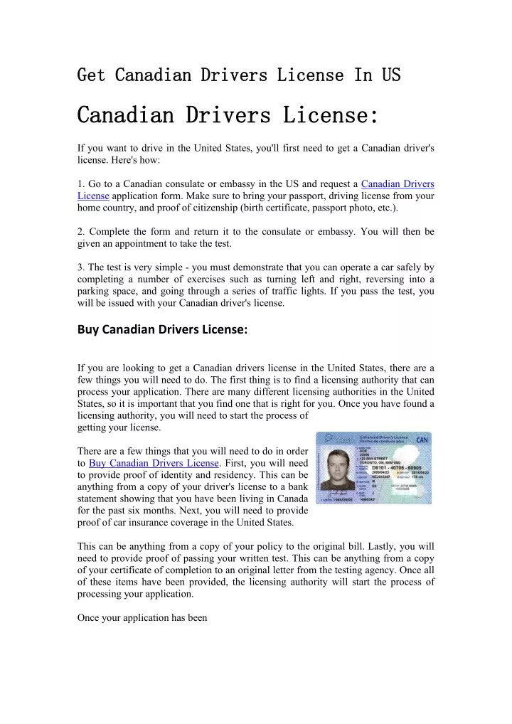 get get canadian canadian drivers