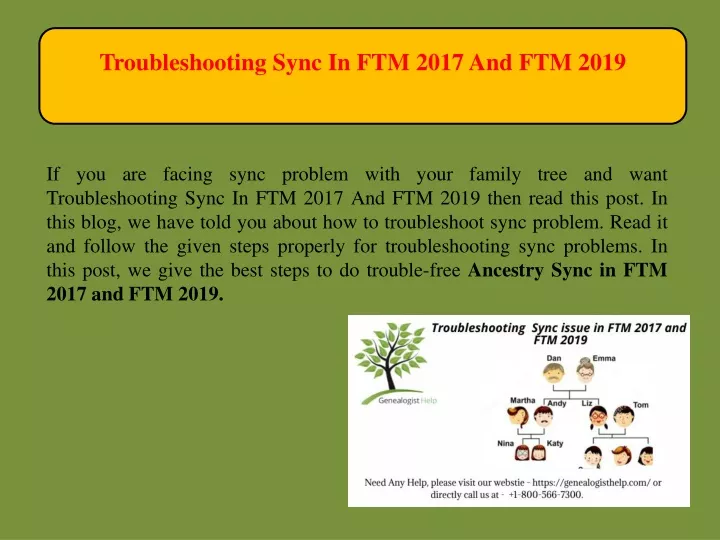 troubleshooting sync in ftm 2017 a nd ftm 2019