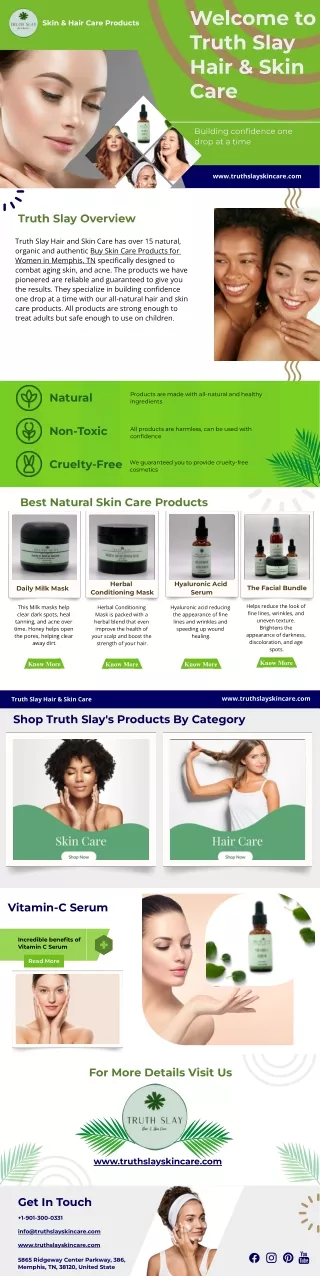 welcome to truth slay hair skin care