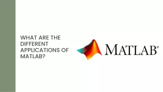 What Are The Different Applications Of MATLAB?