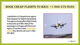 book cheap flights to maui 1 866 579 8033