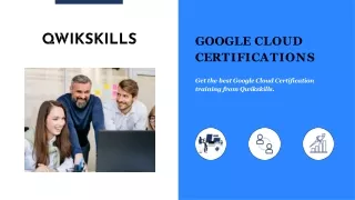 Google Cloud Certifications | Qwikskills