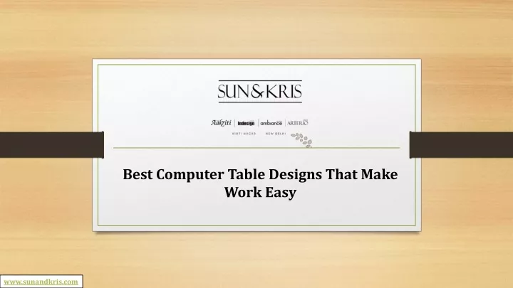 best computer table designs that make work easy