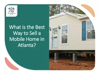 what is the best way to sell a mobile home in atlanta