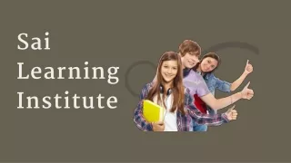 sai learning institute