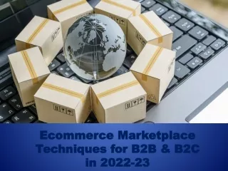 ecommerce marketplace techniques