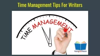 Time Management Tips For Writers - YOP