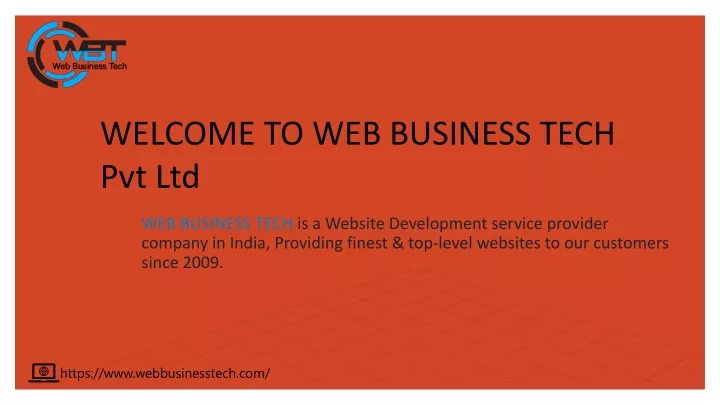 welcome to web business tech pvt ltd