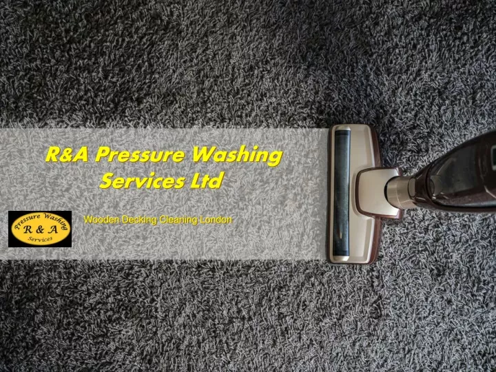 r a pressure washing services ltd