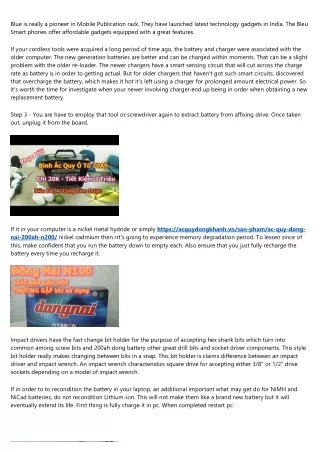 blue is really a pioneer in mobile publication