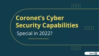 coronet s cyber security capabilities special