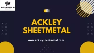 ackley sheetmetal
