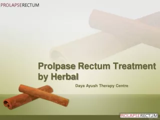 Find Best Prolpase Rectum Treatment by Herbal