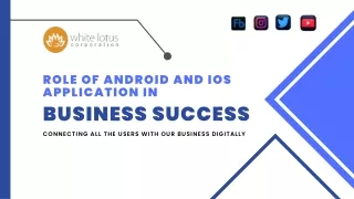 role of android and ios application in business