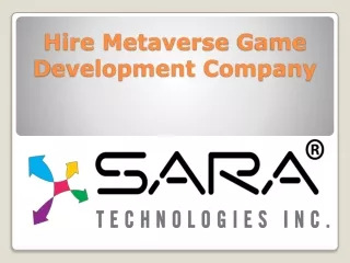 hire metaverse g ame d evelopment company