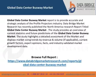 global data center busway market
